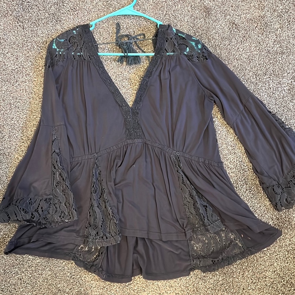 POL 3/4 sleeve lace top